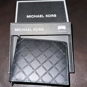 Mens Michael Kors slim billfold wallet